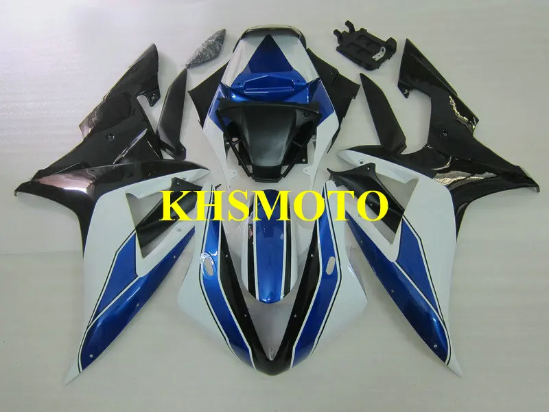 

Injection mold Fairing Kit for YAMAHA YZFR1 02 03 YZF R1 2002 2003 YZFR1000 yzfr1 ABS Blue white black Fairings set+7gifts YD41