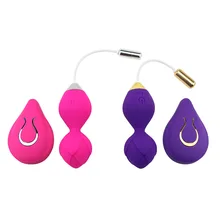 Waterproof Wireless Remote Control Strong Vibrator Dildos Vagina Balls For Women Vagina Shrinking Trainer Ball USB Charge
