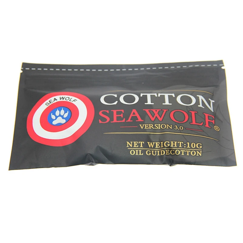 

SEA WOLF 10pcs/pack Vape Cotton Fit RDA RTA Atomizer Tank Coil Vape Pen Prebuilt Coil Cotton E-cigarette Accessories