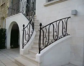 

patio balustrade iron wrought balusters composite balusters