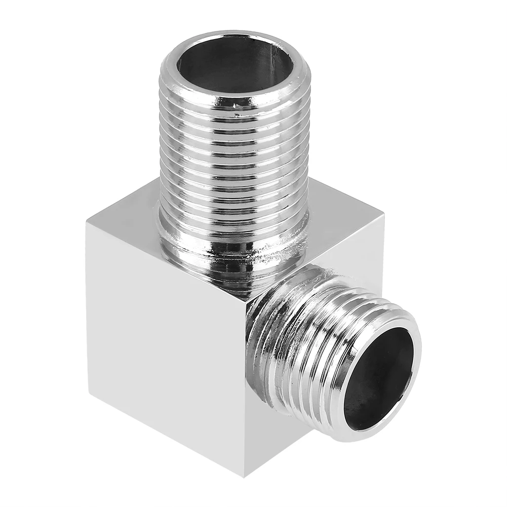 jskjlkl Solid Brass Chrome Finish Hand Shower Outlet Elbow Angle Valve Concealed