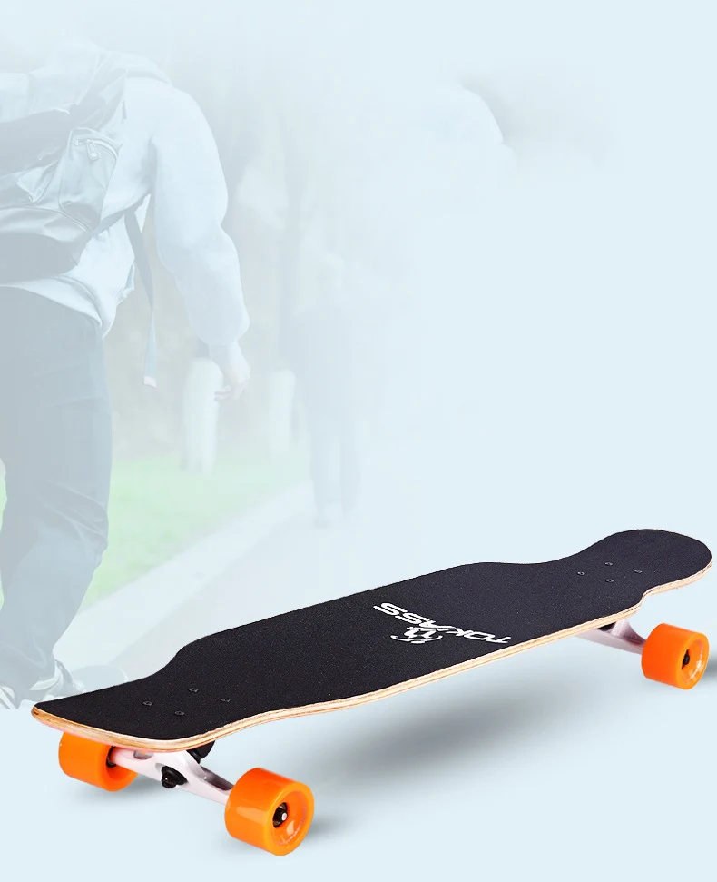 Оптовая продажа 42,875 "OEM пустые 7 слоев скейтборд клен Longboard плоская тарелка Deck DIY узоры