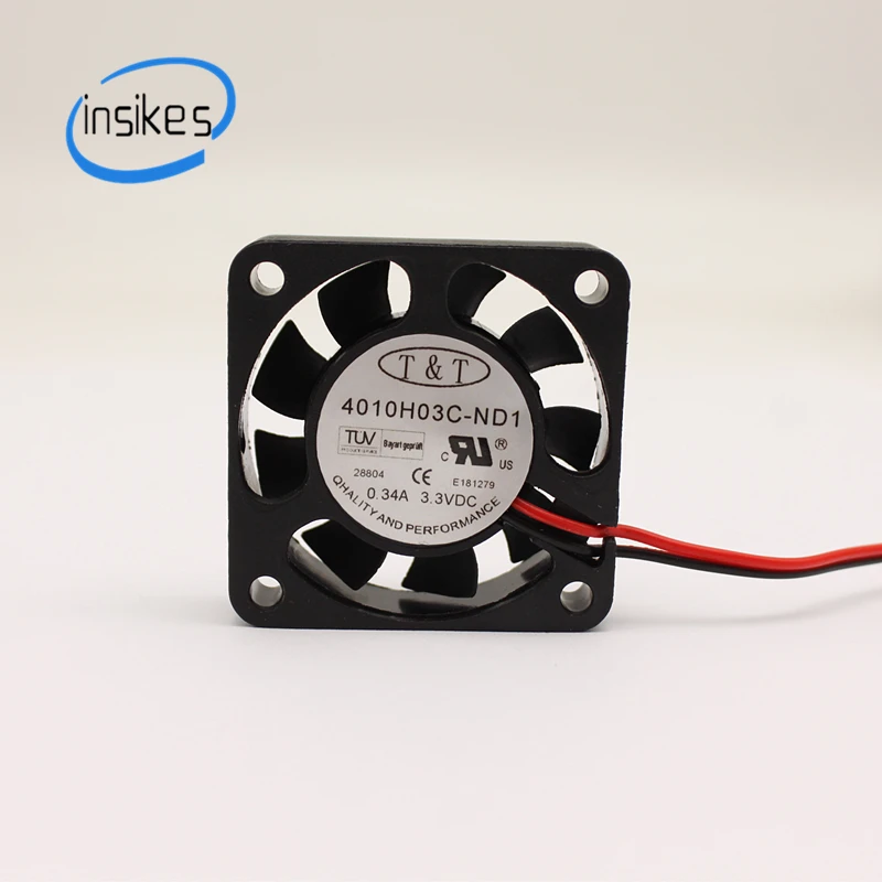 

T&T 4010H03C ND1 Laptop Cooling Blower Fan DC 3.3V 0.34A 4010 40*40*10mm