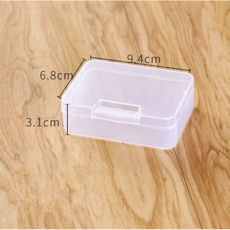 Ювелирный дисплей практичный ящик для инструментов пластиковый контейнер коробка для инструментов коробка для шнека для шитья прозрачный компонент Винт Коробка для хранения - Цвет: M 9.4X6.8X3.1cm