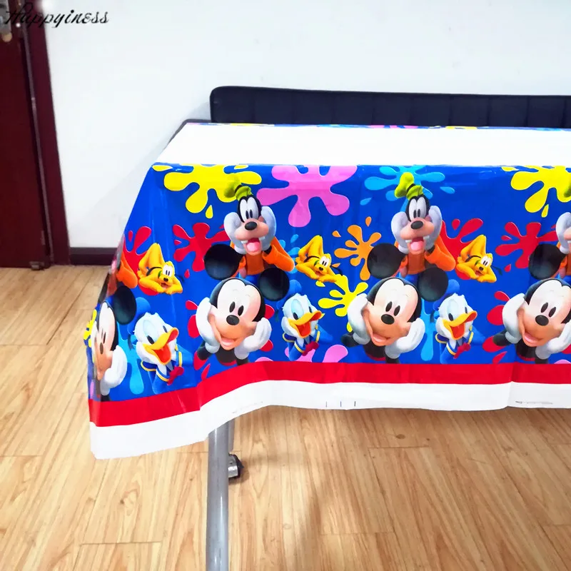 1pc Mickey mouse tablecloth kids birthday party supplies Mickey table