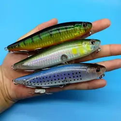 NOEBY 3 шт./лот Topwater карандаш Рыбалка приманки 25,5 г/11,5 см 3 цвета большой жесткий Bionic