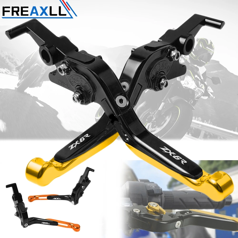 For Kawasaki ZX6R ZX636 2007 2016 CNC Moto Levers Motorcycle Brake