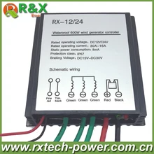 100 Вт/200 Вт/300 Вт/400 Вт/500 Вт/600 Вт Ветрогенератор Контроллер; AC12V/24 В ветровой турбины контроллер заряда Ветер Регулятор Генератора