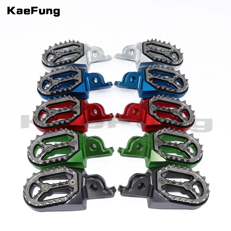 

Motocross Foot Pegs Pedals Footrests For HONDA CRF 250 R/X CRF 450 R/X/RX CR125 CR250 Kawasaki KX250 KX450 KLX450 Dirt Pit Bike