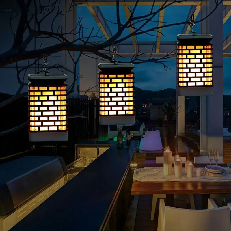 Солнечное освещение Ландшафтная лампа пламенный садовый фонарь энергосберегающая Индукционная световая декорация для двора на открытом воздухе