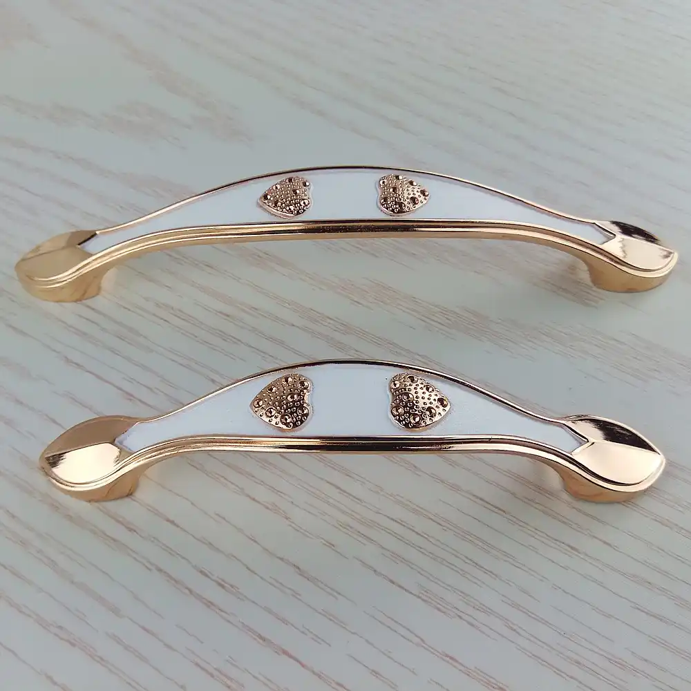 Rose Gold Furniture Hardware Handles Kitchen Cabinets Sliding Door