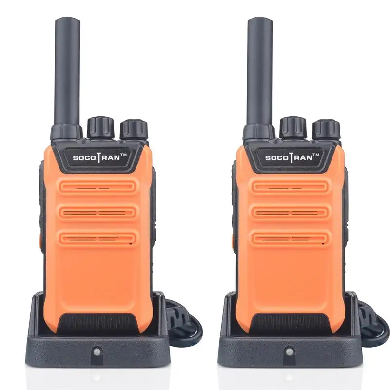 2 шт./лот SOCOTRAN SC-508 мини-рация UHF 400-470 МГц 16CH 2 Вт портативная двухсторонняя радио скремблер VOX ham Радио(четыре цвета - Цвет: Orange