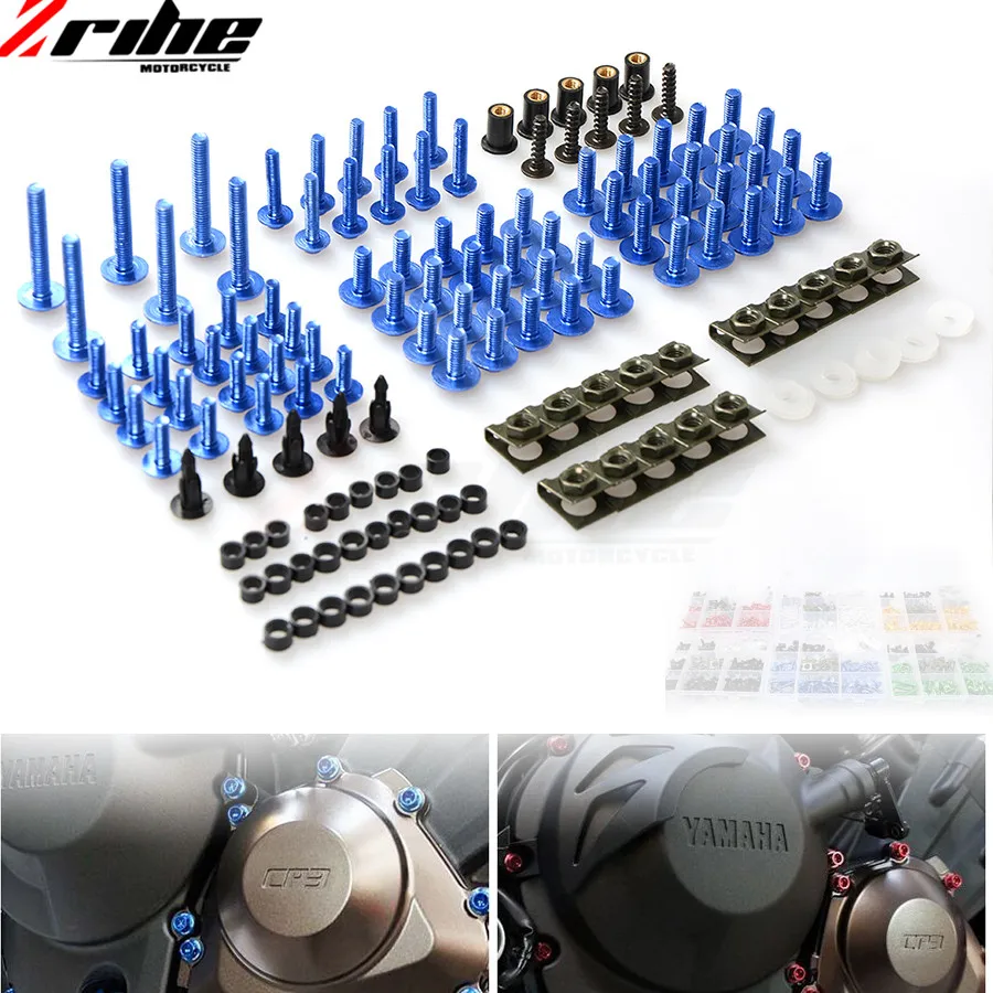 Universal Motorcycle Fairing Body Bolts Spire Screw Nuts For Suzuki GSX1300R Hayabusa GSXR 600 750 1000 K3 K4 K5 K6 K7 K8 K9 K10