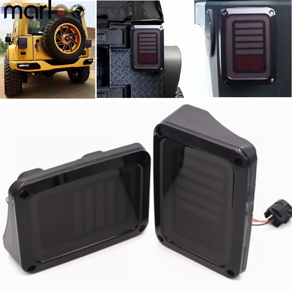 

Автомобильные светодиодсветодиодный задние фонари 12 В, стоп-сигналы заднего хода, парковочные фонари для 2007-2017 Jeep Wrangler JK JKU Unlimited Sahara Edition Rubicon