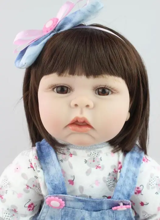 Foreign trade hot soft silicone doll baby toys