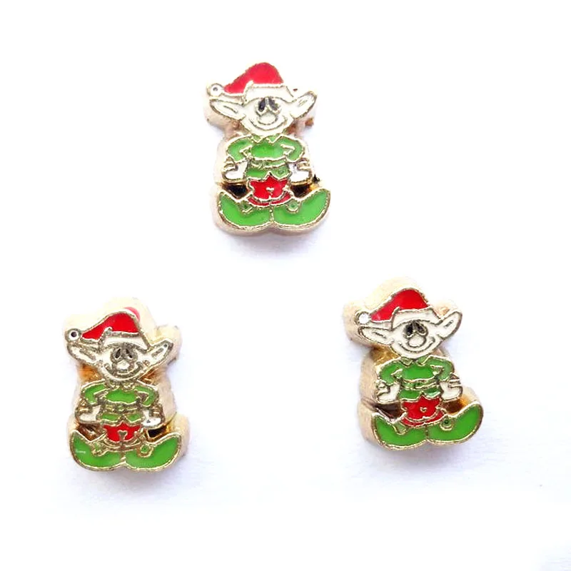 

20pcs/lot Diy Fashion Alloy Enamel Christmas Clown Joker Charms For Floating Living Memory Locket