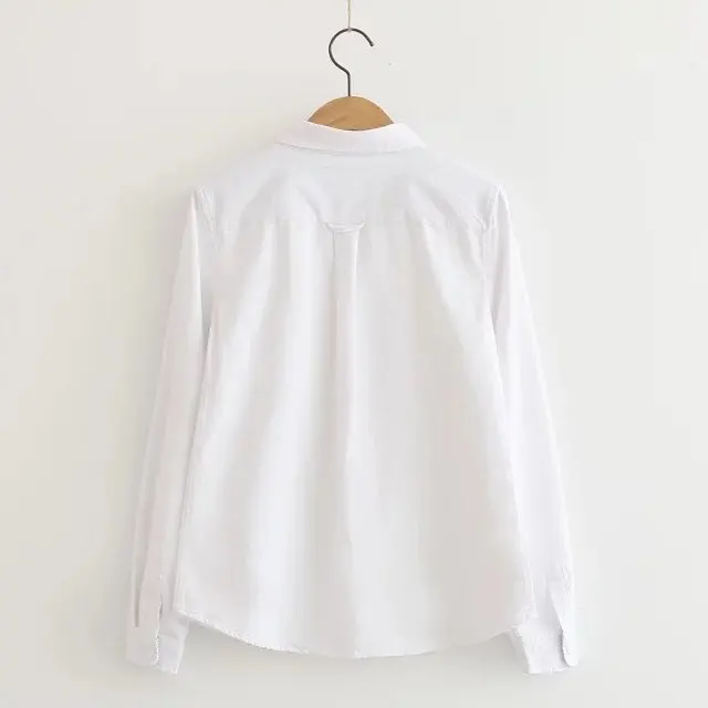 Женская новая модная клетчатая Базовая рубашка, повседневные приталенные хлопковые топы с длинным рукавом, однобортная рубашка
