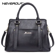 NeverOut font b Real b font font b Leather b font Brand font b Bag b