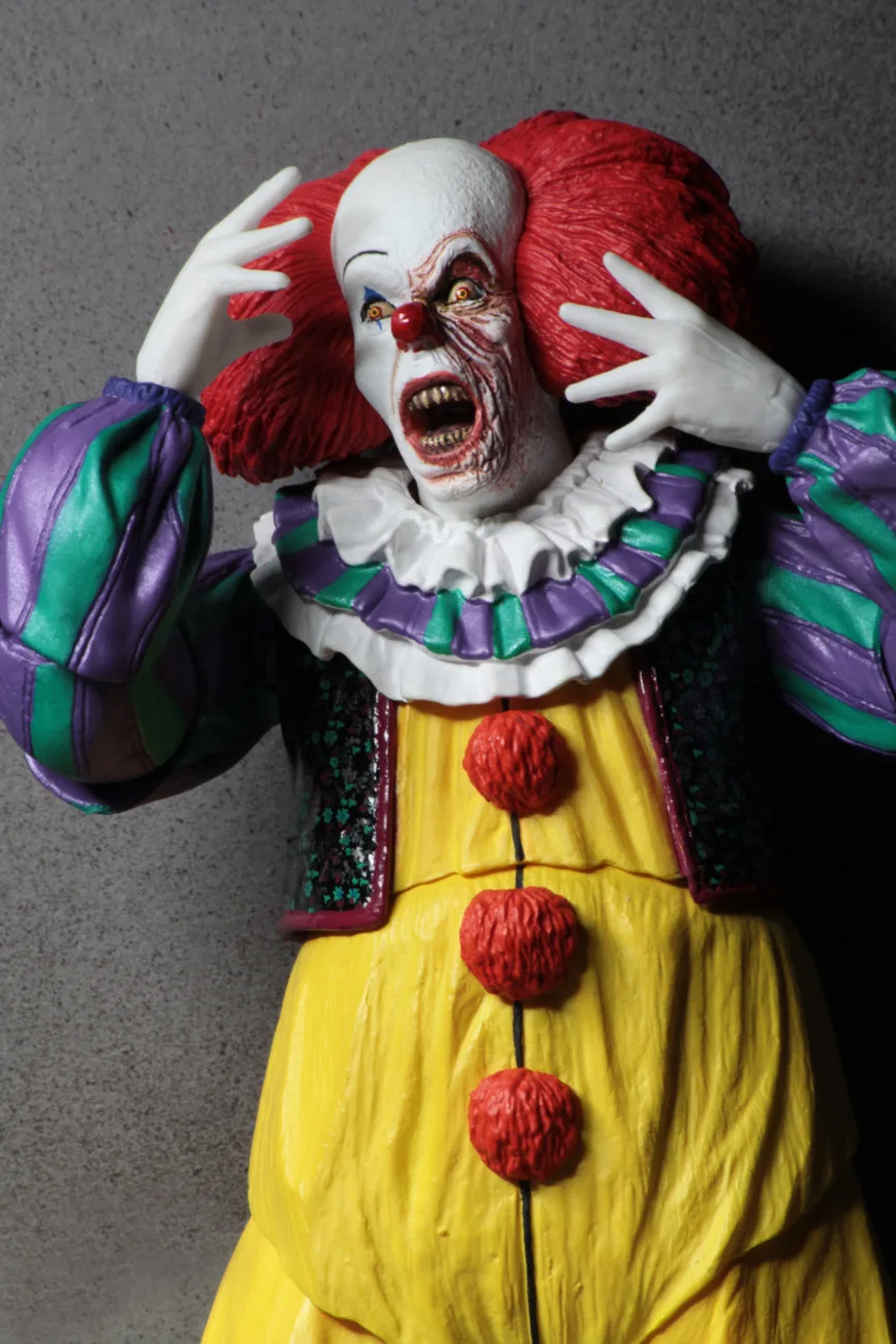 

NECA Stephen King's It Action Figure SHF IT Pennywise Clown PVC Movable Collectible Model Doll Halloween Day Christmas Gift