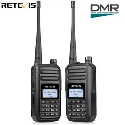 2 шт. Retevis RT80 DMR Радио Цифровой рация UHF 400-480 мГц 5 Вт цифровой мобильный радиотелефон VOX Сигнализация радиолюбителей КВ трансивер