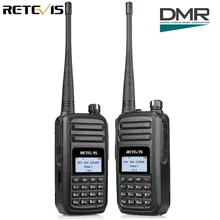 2pcs Retevis RT80 DMR Radio Digital Walkie Talkie UHF 400-480MHz 5W Digital Mobile Radio VOX Alarm Ham Radio Hf Transceiver