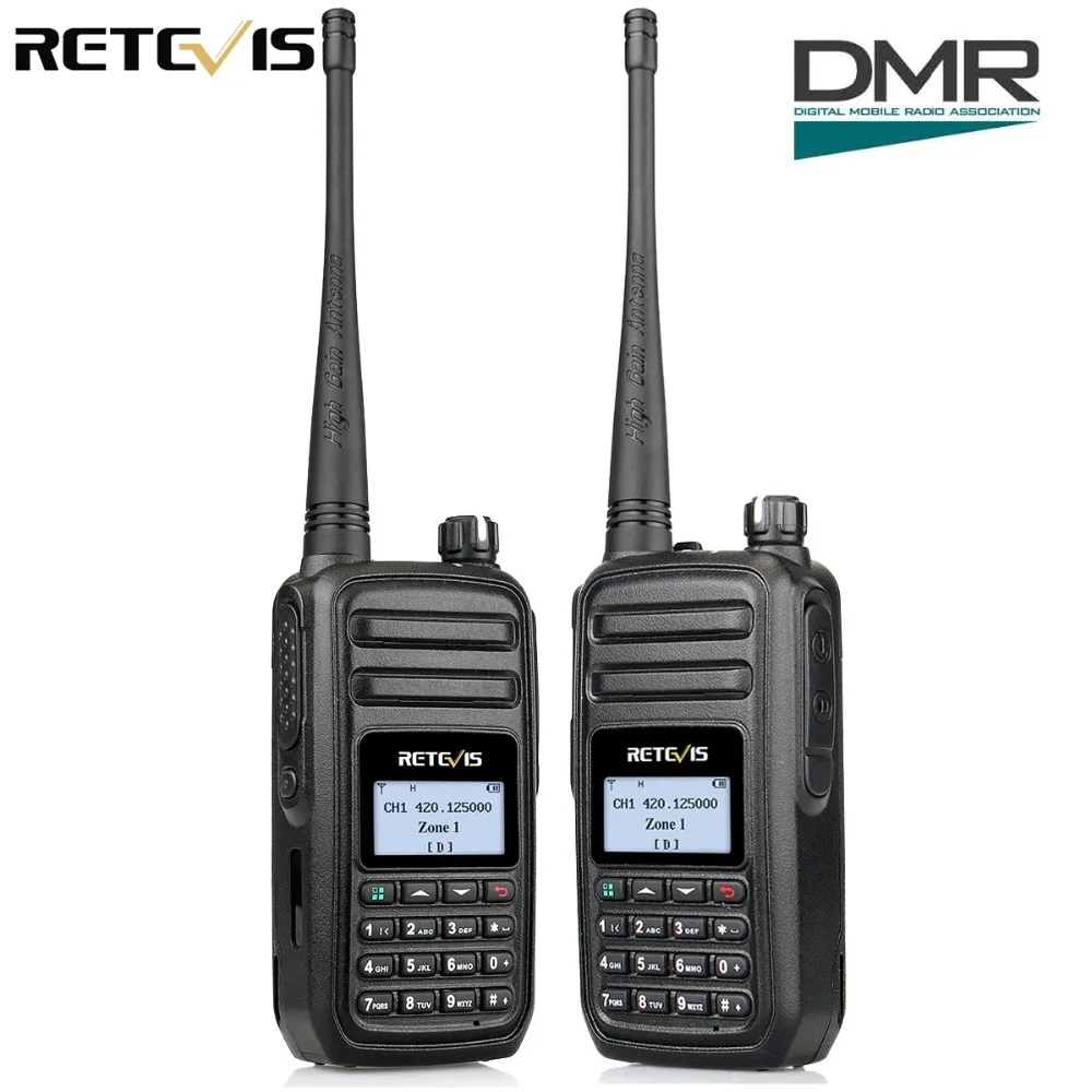 Цифровая рация DMR UHF 400 480 МГц 5 Вт 2 шт.|Рации| |