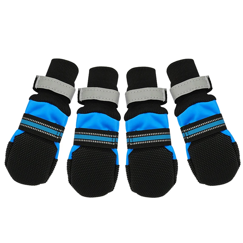 Buy 4Pcs/pack Reflective Big Dog shoes Winter