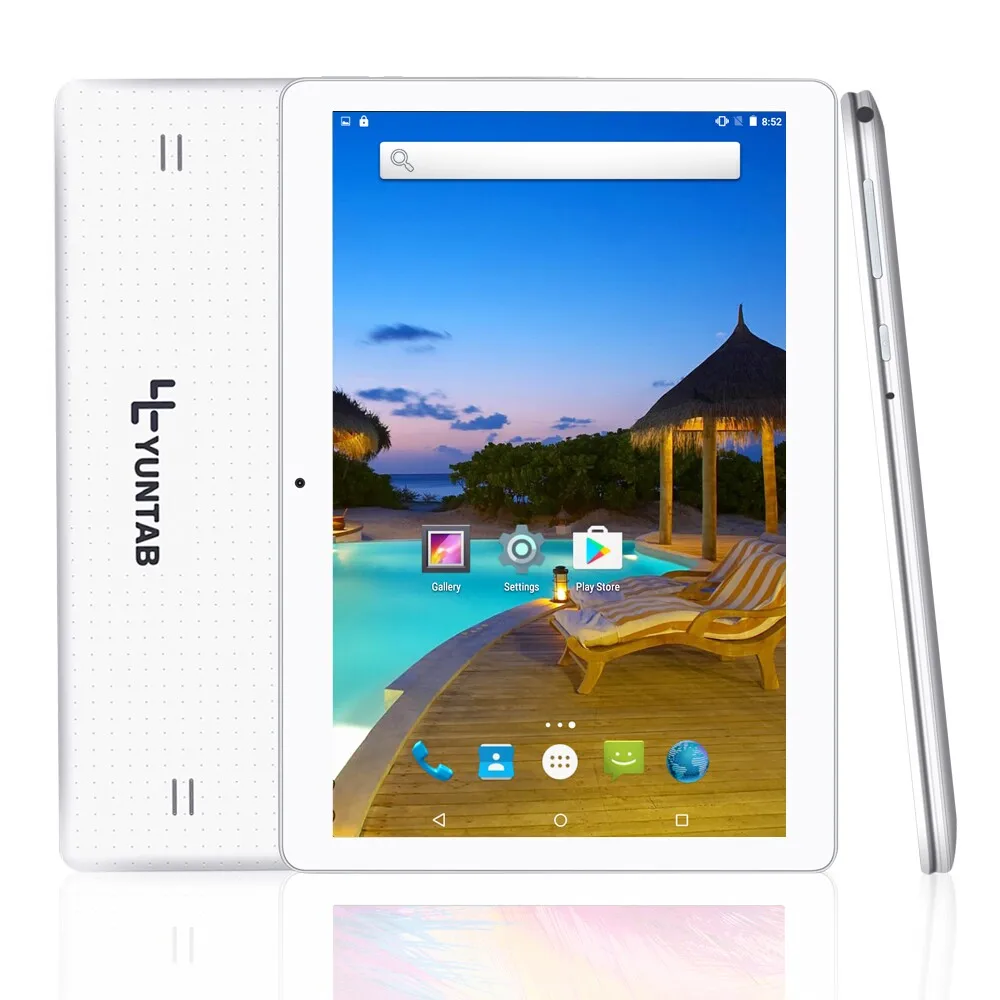 Yuntab K107 10,1 дюймов сенсорный экран 3 г таблетки ПК Android 5,1 телефона построен с двойной Камера разблокирована Dual Sim карты слоты