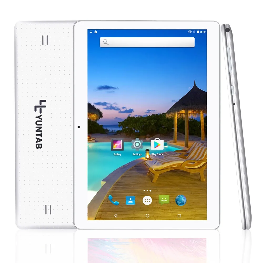 

Yuntab K107 10.1 inch touch screen 3g tablets PC Android 5.1 cellphone Built with Dual Camera Unlocked Dual Sim Card Slots
