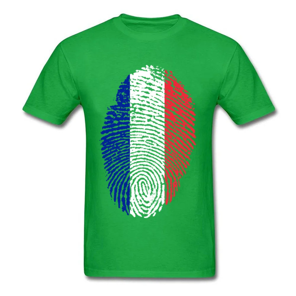 France Flag Fingerprint_green