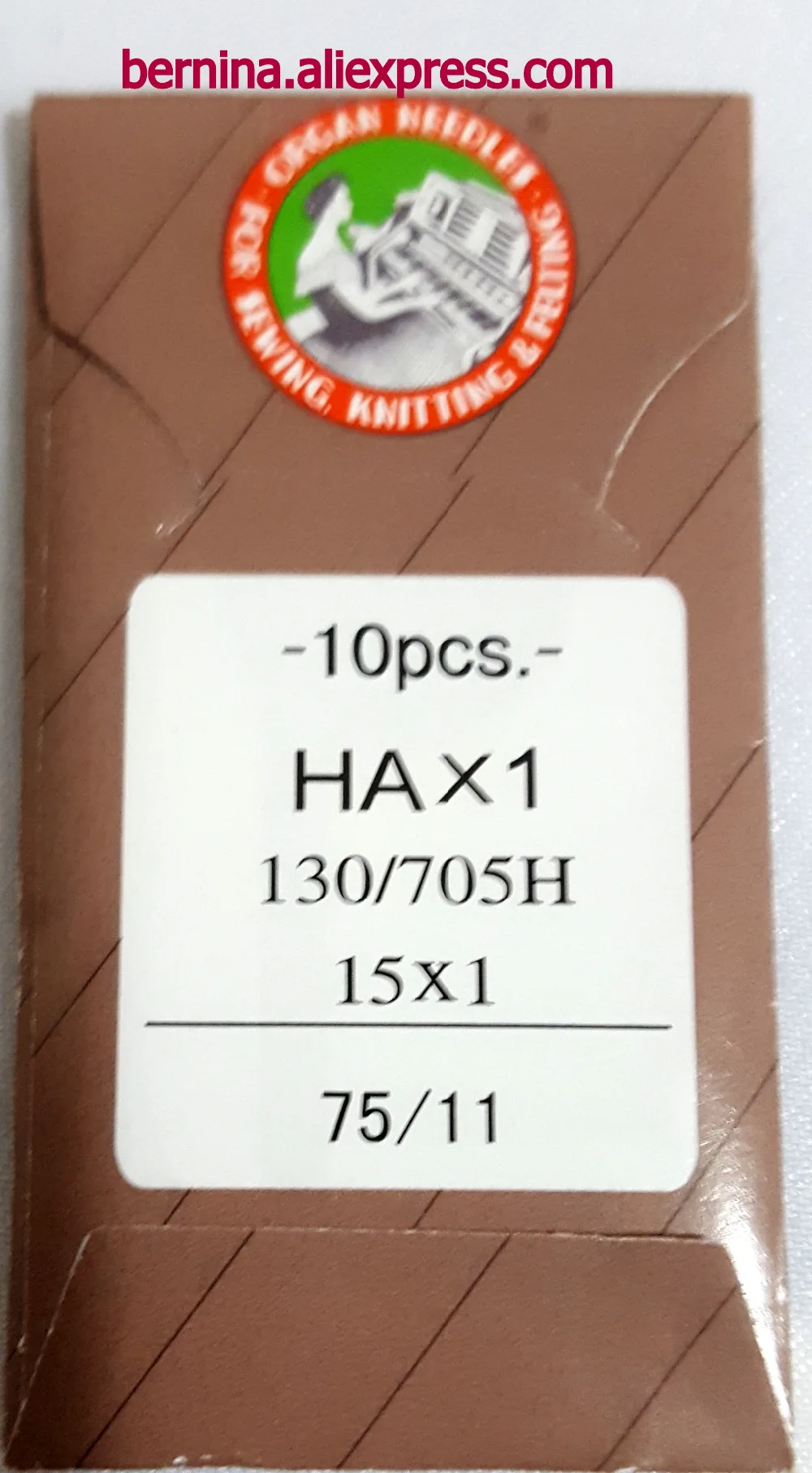 Японский орган 10 шт. HA x 1130/705 H, 15x1 иглы Размер#8#9#11#12#14#16#18 для Singer, juki brother bernina pfaff elna janome