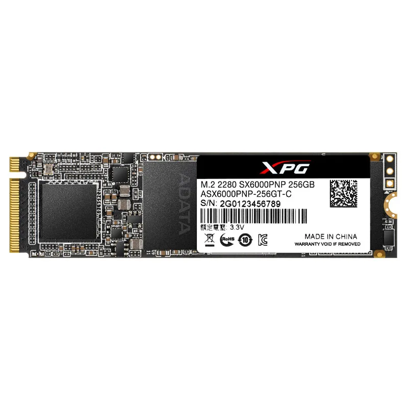 ADATA жесткий диск SSD M2 XPG SX6000 Pro 256 ГБ NVMe m.2 hd ssd HDD твердотельный для ноутбука