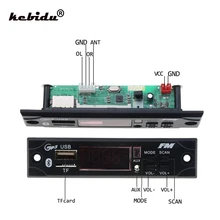 kebidu Wireless Bluetooth Audio Decoder Board Module Car MP3 Player MP3 WMA WAV AUX 3.5MM 12V USB TF FM decoder board for Car