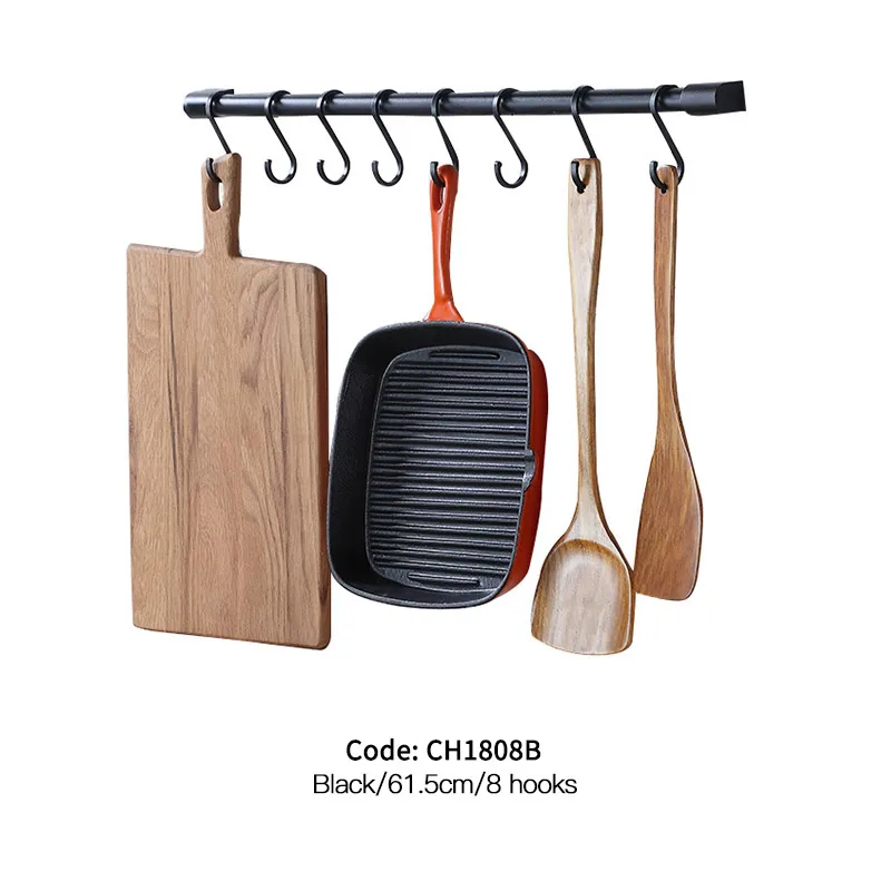 Black-615mm-8 Hooks