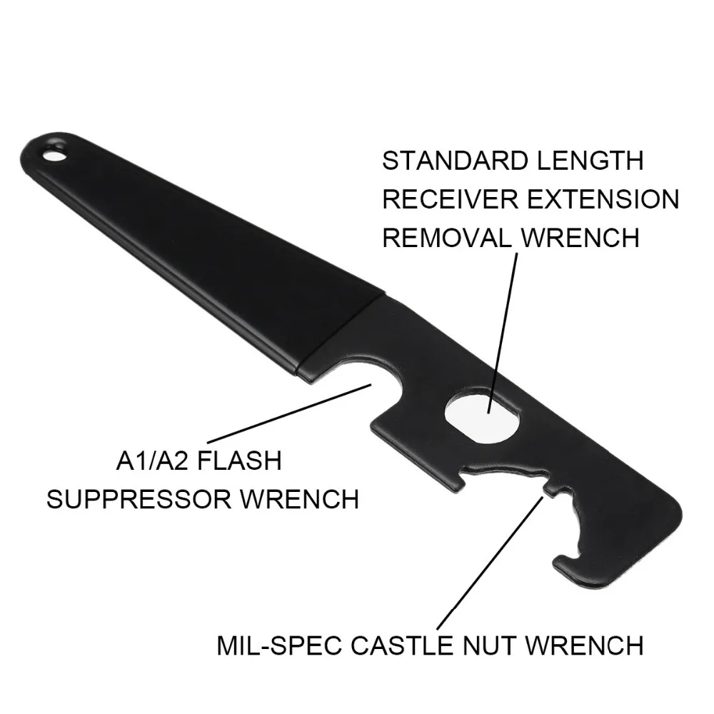Gunsmith Tool Wrench For Castle Nut Flash Suppressor Extension Removal 