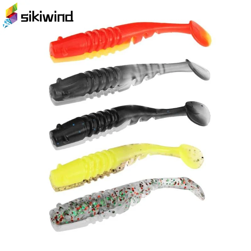 

7g/9cm T-tail Soft Fishing Lure Paddle Tail Artificial Bait Highly Simulated Fish Baits Swimbaits Fishing Tackle Accessories New