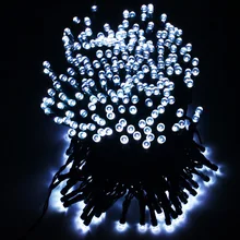Creative small Light Bulb Light Strings 17 M 100 Light LED Solar Outdoor Courtyard Wedding Background Decoration Garland Light