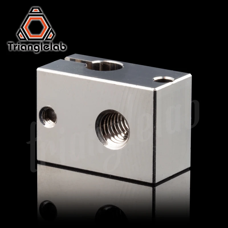 Banhado a Cobre Bloco de Calor para ed v6 Hotend 3d Cabeça da Impressora Sensor Cartucho db Extrusora Trianglelab-pt100 v6 - Imagem 2