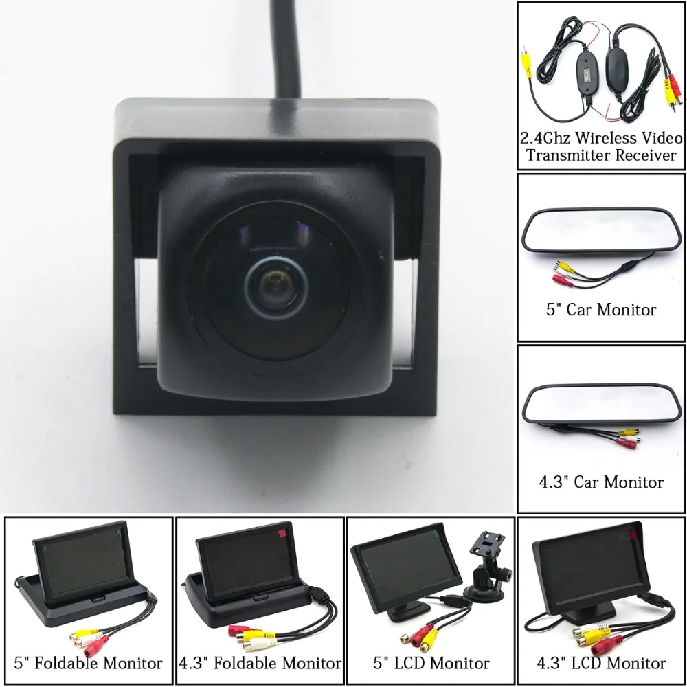 Рыбий глаз 1080P MCCD Starlight Автомобильная камера заднего вида монитор беспроводной для SsangYong Ssang Yong New Actyon Korando