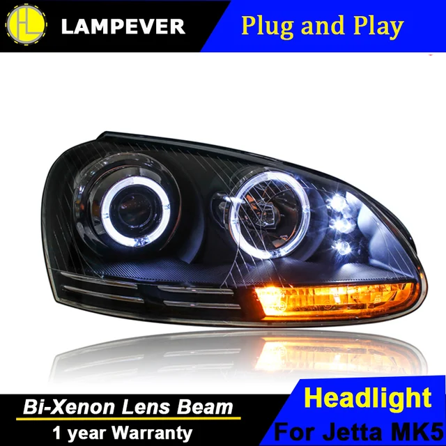 Lampever Styling For Vw Jetta Headlights 2006 2010 Mk5 Led Lampever Styling For Vw Jetta Headlights 2006 2010 Mk5 Led Headlight Drl Bi Xenon Lens High Low Beam Parking