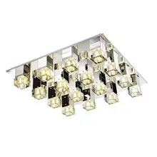 Роскошный Кристальный куб квадратный потолочный светильник для гостиной благородный потолочный светильник для кабинета ресторанное лобби потолочный светильник