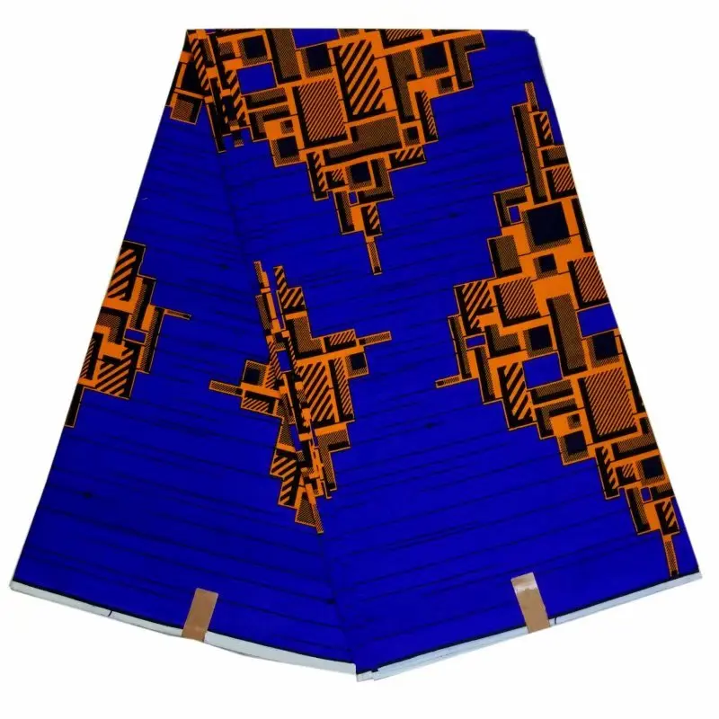 Горячая Распродажа хлопок воск Африканский настоящий голландский воск настоящий Африканский принт ткань для вечерние платья Y90508-5