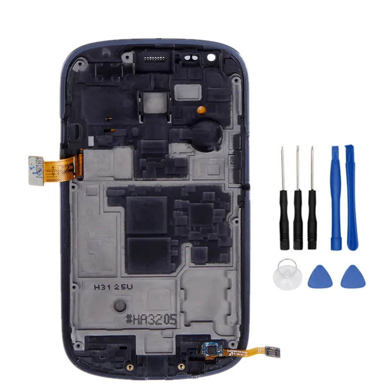 

High Quaity Display For Samsung Galaxy S3 Mini i8190 Tested LCD Display+Touch Screen Digitizer Assembly+Tools