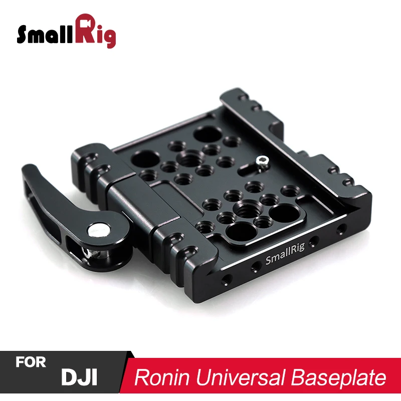 

SmallRig Camera Quick Release Plate Universal Baseplate for DJI Ronin Dovetail Adaptor Mount with 1/4" & 3/8" threaded Hole 1759