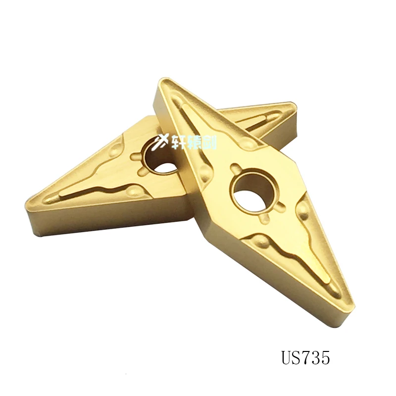 

10pcs VNMG160408 MA UE6020 US735 original carbide inserts of cnc lathe turning tool high quality lathe cutter