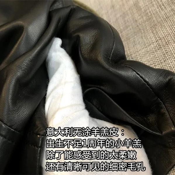 Discount So tender!Only 37 pieces!Exported to Japan!Italy without coating lamb skin leather leather male long windbreaker 4