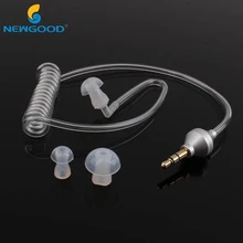Universal Earphones 3.5mm In-Ear Anti-radiation Earphone Air Tube Mono Stereo Earbuds Noise Cancelling For MP3 MP4 Smart Phone