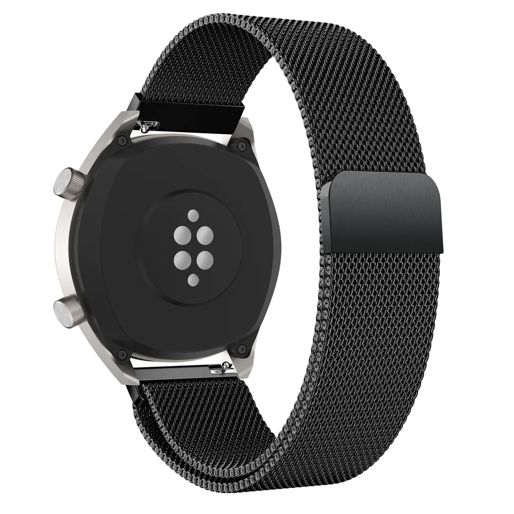 Высококачественный 22 мм ремешок для samsung Galaxy Watch Active 46 мм gear S3 Sport Milanese браслет на петле для huawei watch GT ремешок