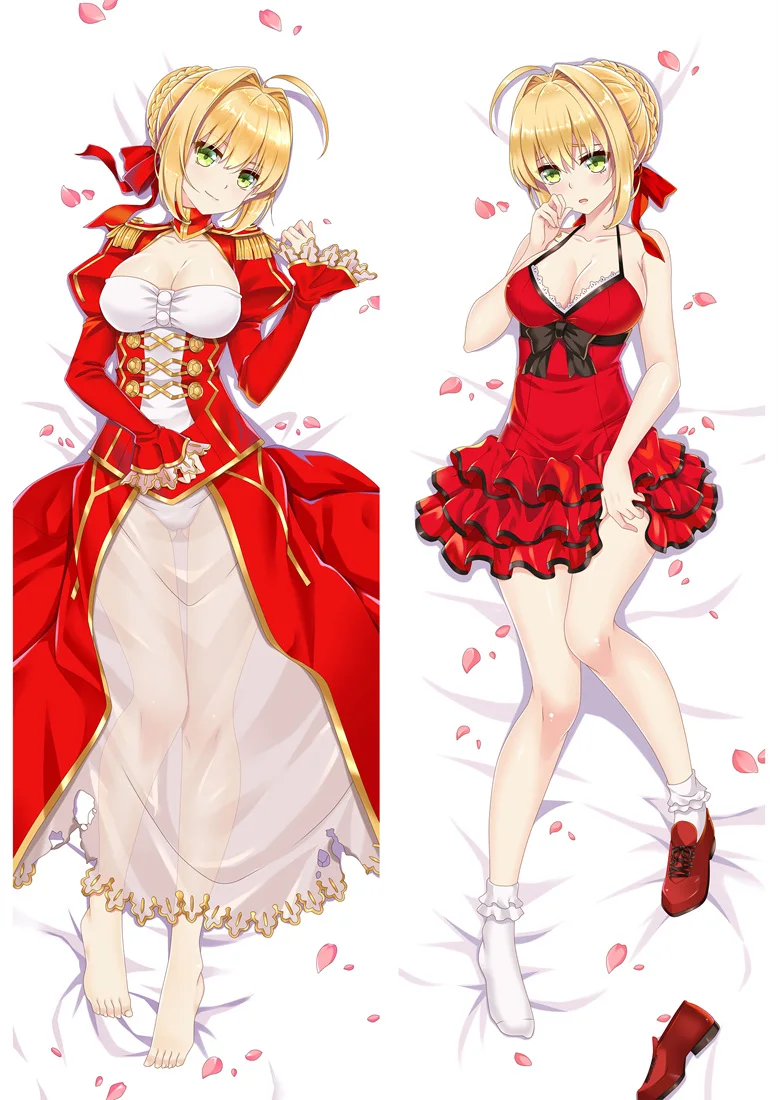 Аниме Dakimakura Body Fate Stay Night Saber 150x50 см 100x35 см чехол для подушки манга 1