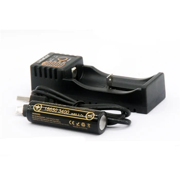 

LiitoKala Lii-100B battery charger+HongKong LiitoKala Lii-34A 18650 3400mah Rechargeable battery for flashlight 18650B 34B 3400